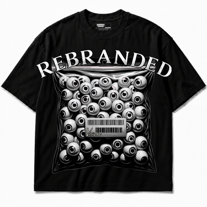 Rebranded Studios apparel — front without sneakers