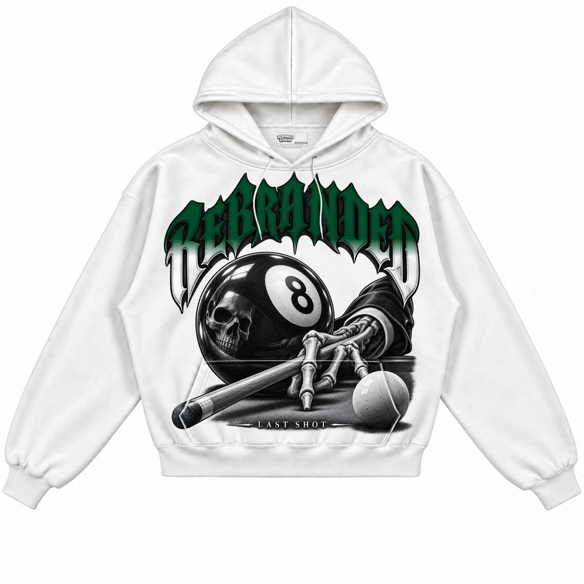 Rebranded Studios apparel — front without sneakers