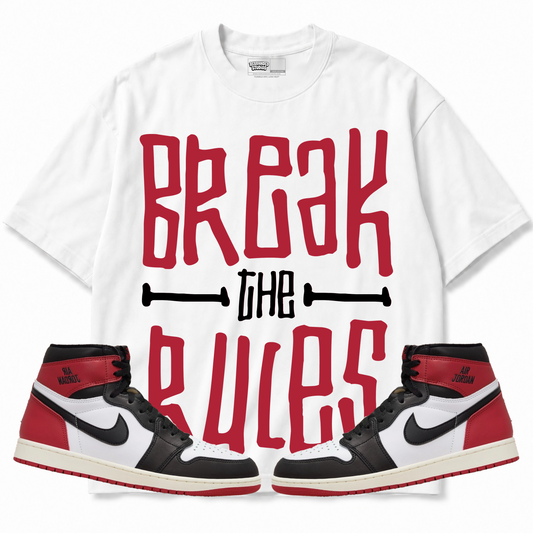 Rebranded Studios apparel — front styled with matching sneakers