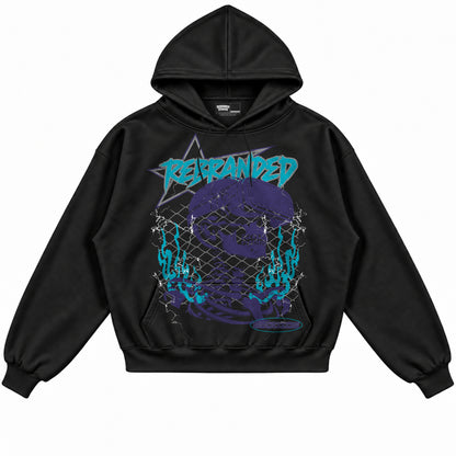 Rebranded Studios apparel — front without sneakers