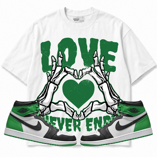 Rebranded Studios apparel — front styled with matching sneakers