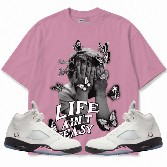 Rebranded Studios apparel — front styled with matching sneakers
