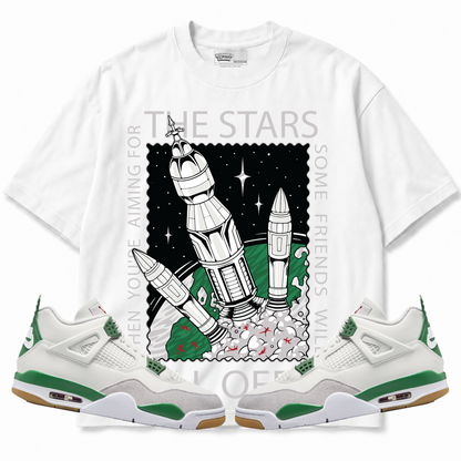 Rebranded Studios apparel — front styled with matching sneakers