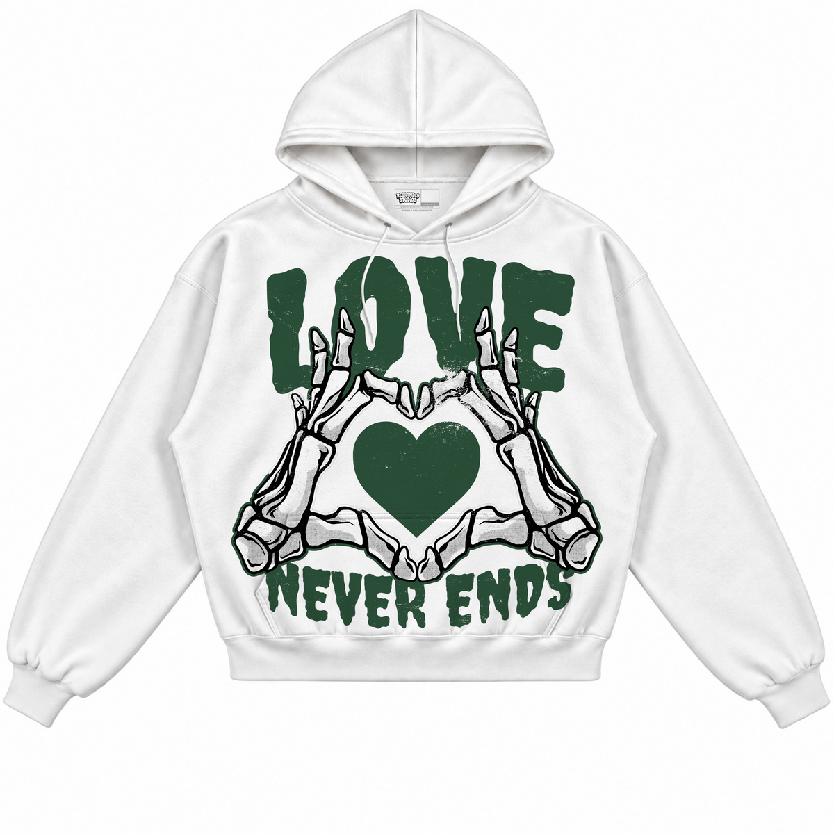 Rebranded Studios apparel — front without sneakers
