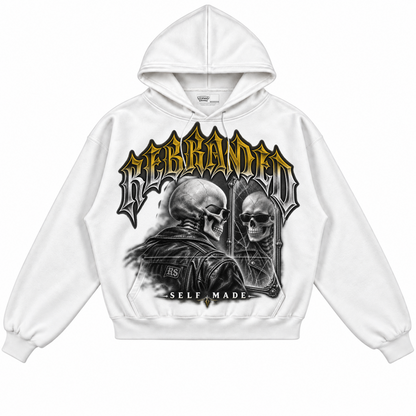 Rebranded Studios apparel — front without sneakers