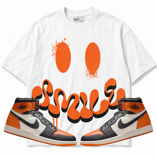Rebranded Studios apparel — front styled with matching sneakers