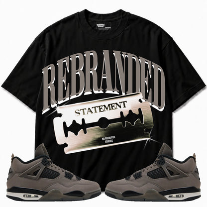 Rebranded Studios apparel — front styled with matching sneakers