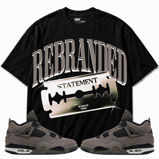 Rebranded Studios apparel — front styled with matching sneakers