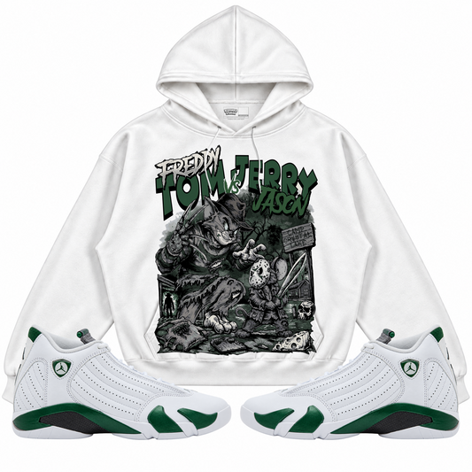 Rebranded Studios apparel — front styled with matching sneakers