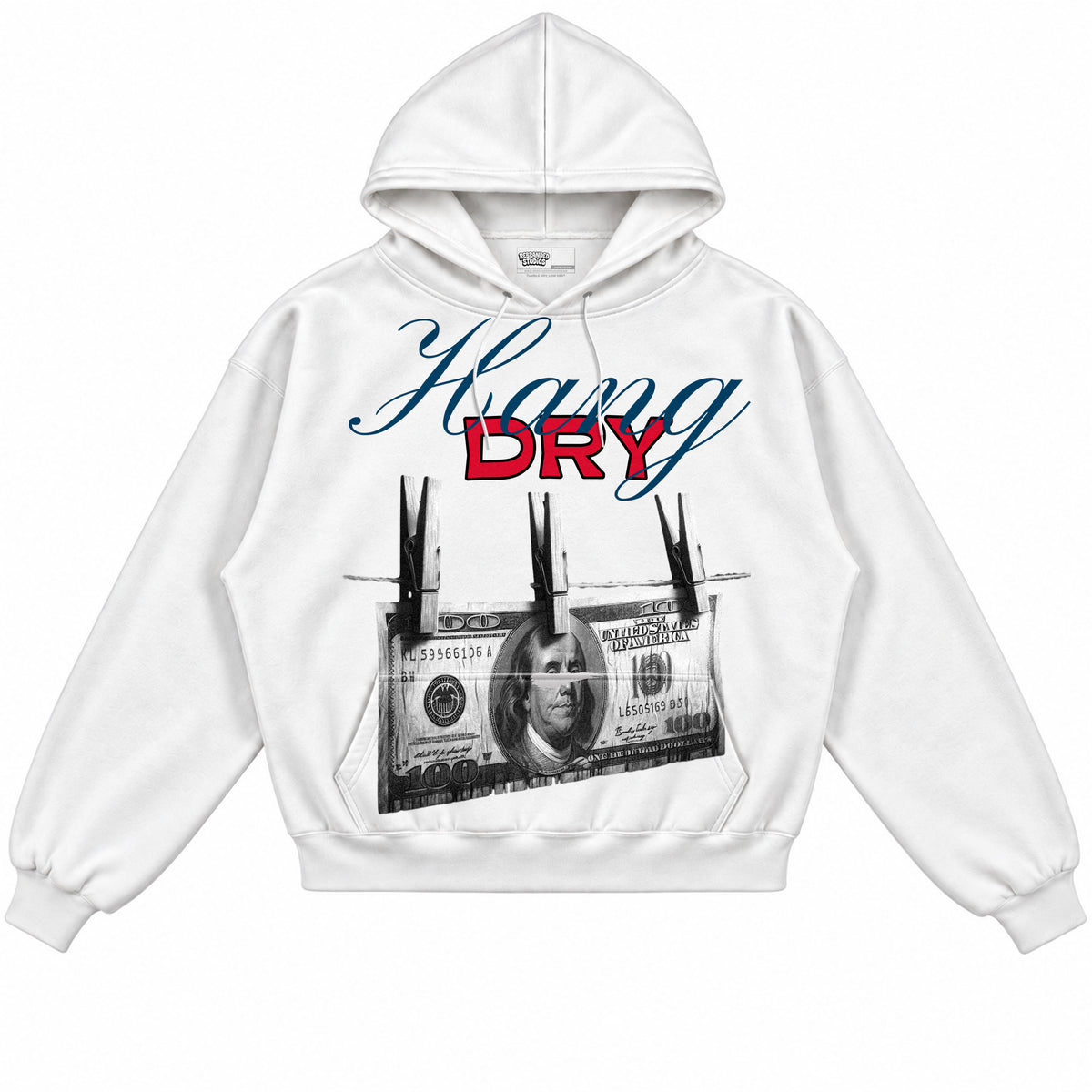 Rebranded Studios apparel — front without sneakers