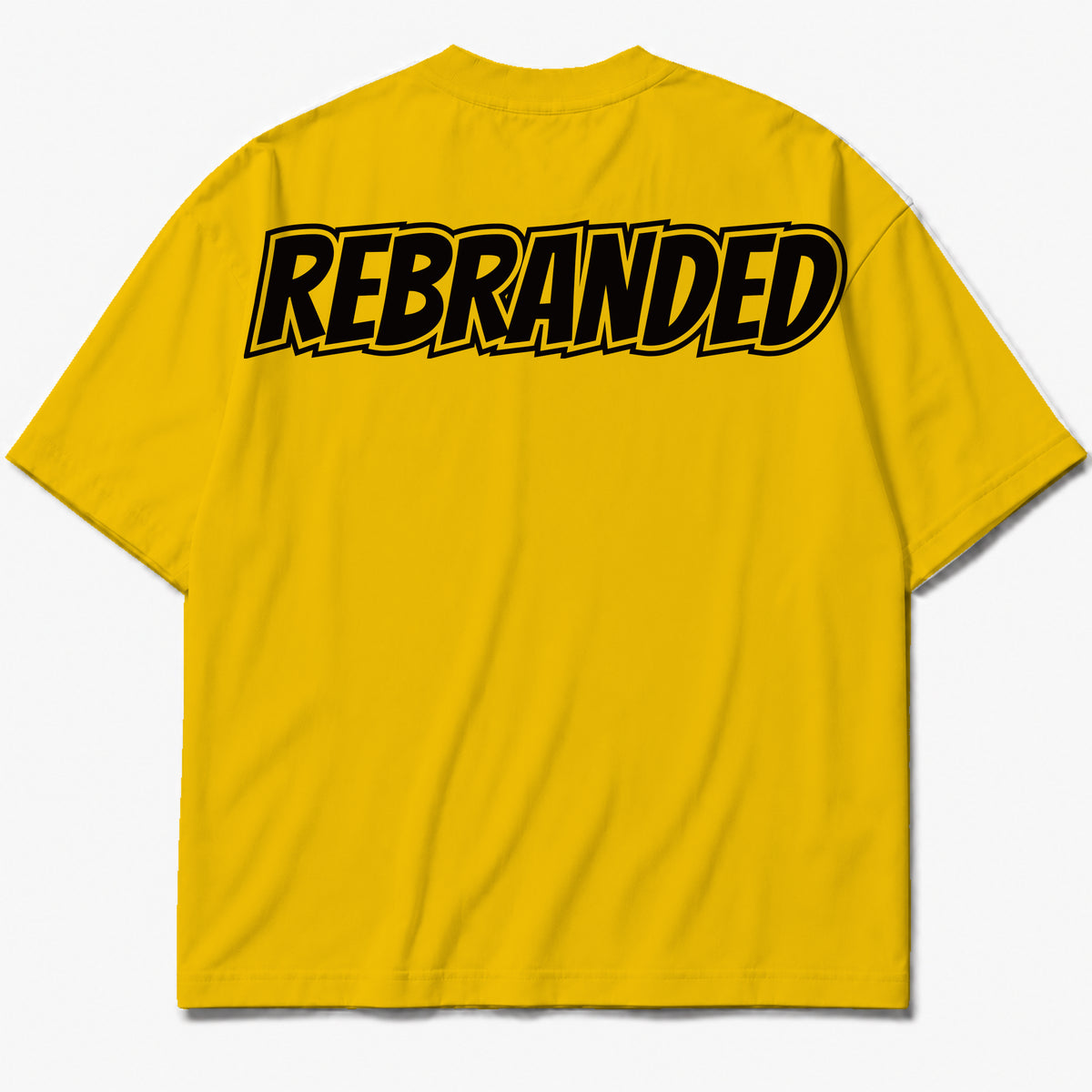 Rebranded Studios apparel — back without sneakers