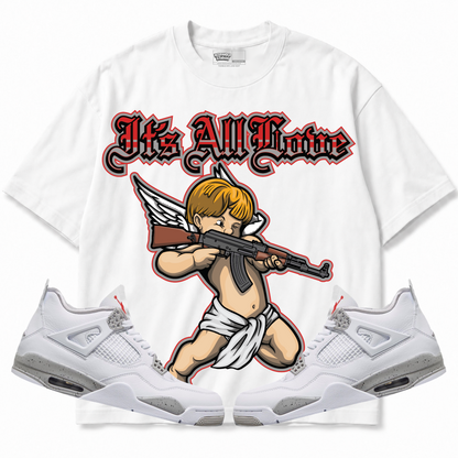 Rebranded Studios apparel — front styled with matching sneakers