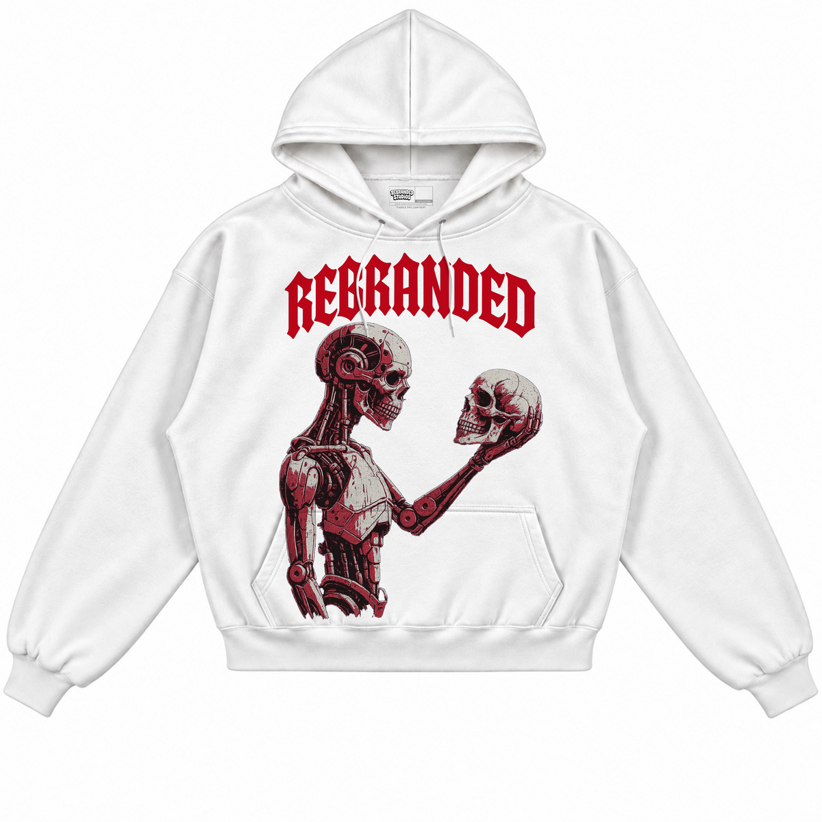 Rebranded Studios apparel — front without sneakers