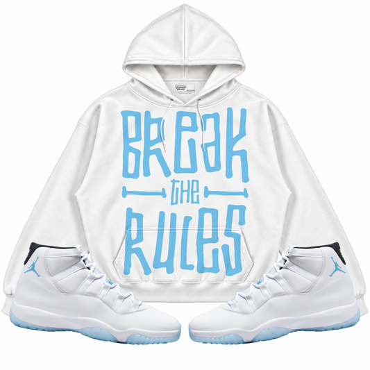 Rebranded Studios apparel — front styled with matching sneakers