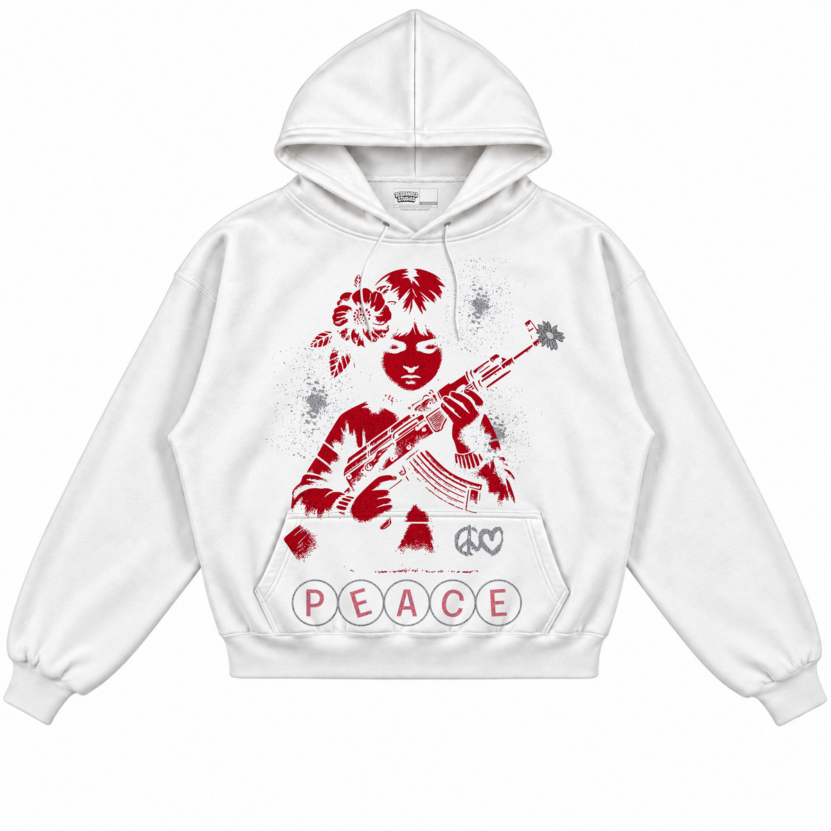 Rebranded Studios apparel — front without sneakers