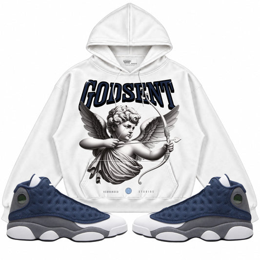 Rebranded Studios apparel — front styled with matching sneakers