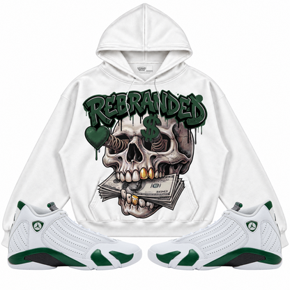 Rebranded Studios apparel — front styled with matching sneakers