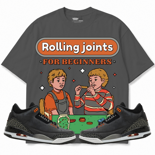 Rebranded Studios apparel — front styled with matching sneakers