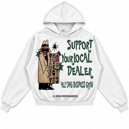 Rebranded Studios apparel — front without sneakers