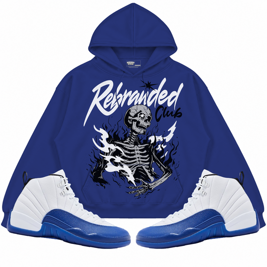 Rebranded Studios apparel — front styled with matching sneakers