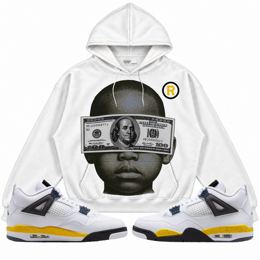 Rebranded Studios apparel — front styled with matching sneakers