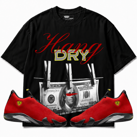 Rebranded Studios apparel — front styled with matching sneakers