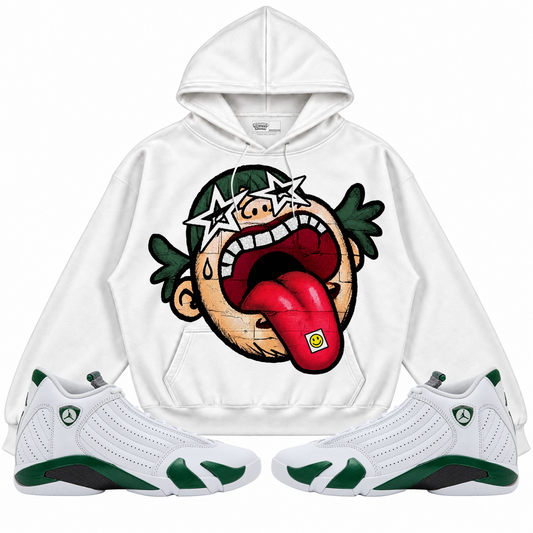 Rebranded Studios apparel — front styled with matching sneakers