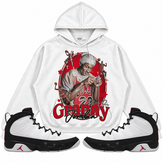 Rebranded Studios apparel — front styled with matching sneakers