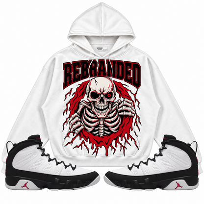 Rebranded Studios apparel — front styled with matching sneakers