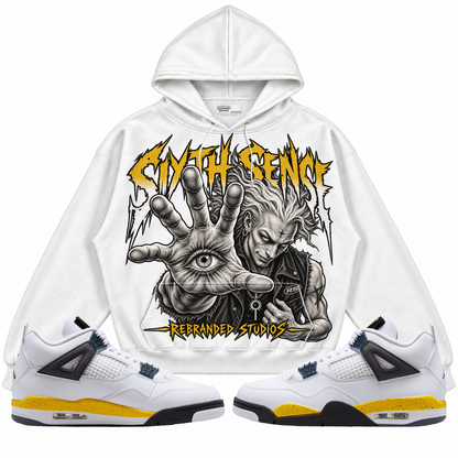 Rebranded Studios apparel — front styled with matching sneakers