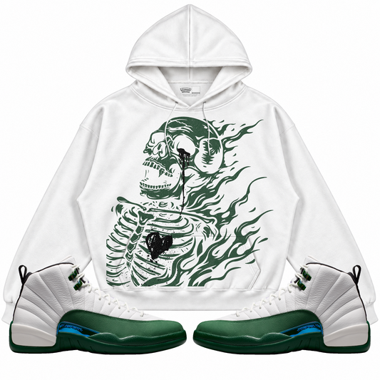 Rebranded Studios apparel — front styled with matching sneakers