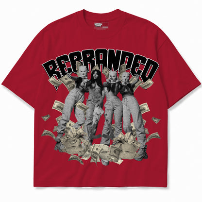 Rebranded Studios apparel — front without sneakers