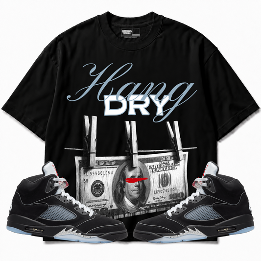 Rebranded Studios apparel — front styled with matching sneakers