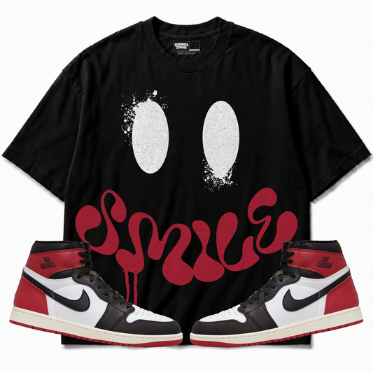Rebranded Studios apparel — front styled with matching sneakers