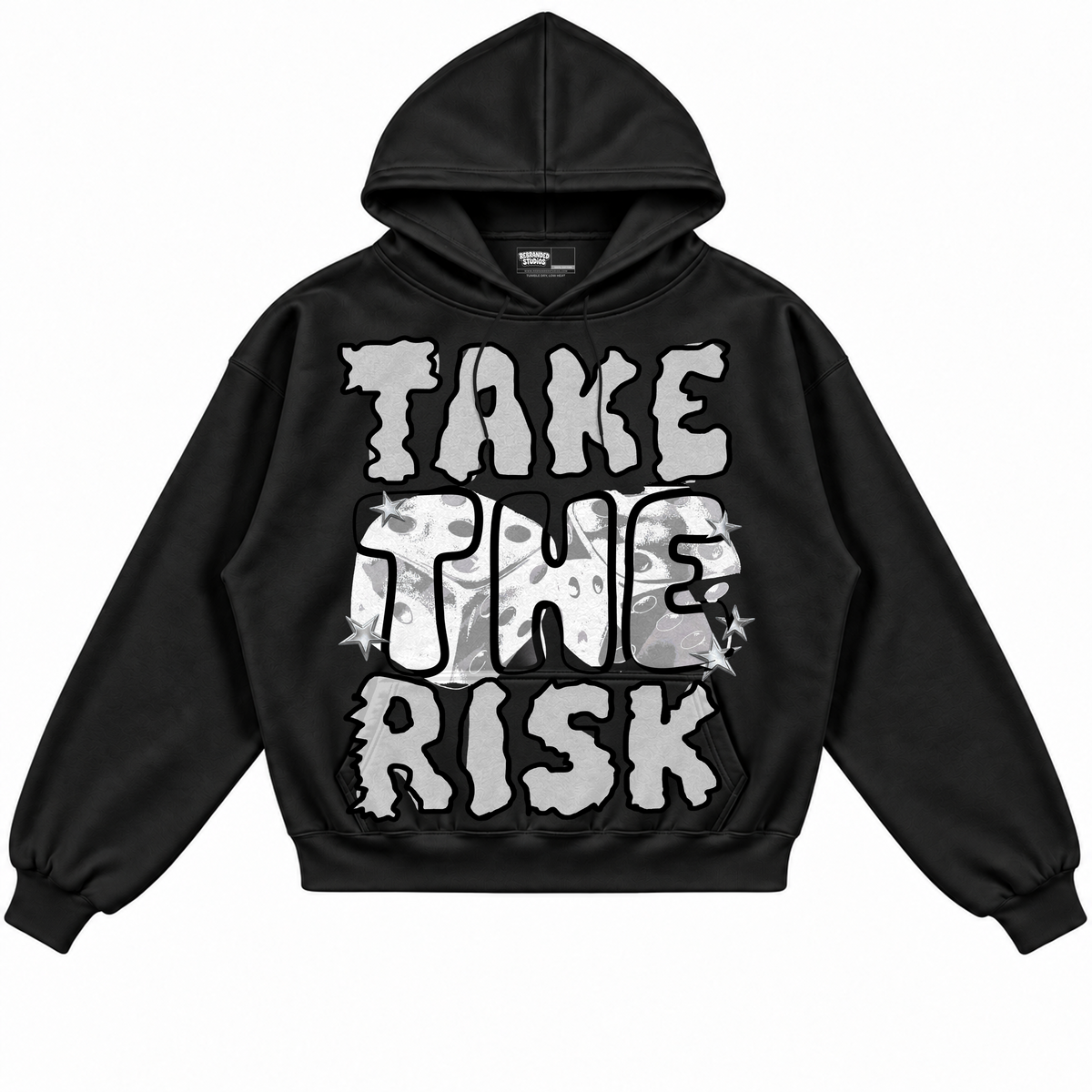 Rebranded Studios apparel — front without sneakers