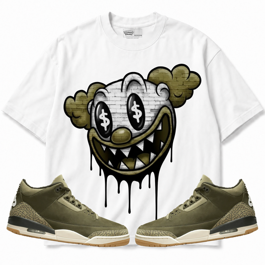 Rebranded Studios apparel — front styled with matching sneakers