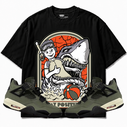 Rebranded Studios apparel — front styled with matching sneakers
