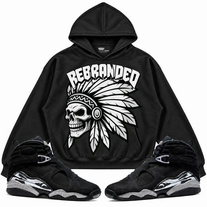 Rebranded Studios apparel — front styled with matching sneakers