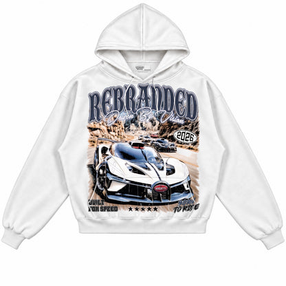 Rebranded Studios apparel — front without sneakers