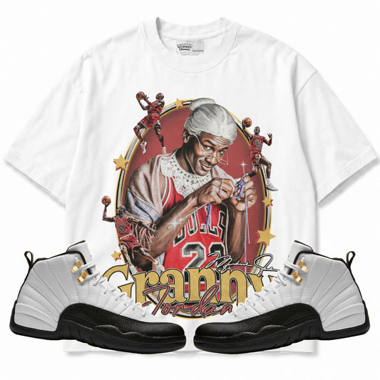 Rebranded Studios apparel — front styled with matching sneakers