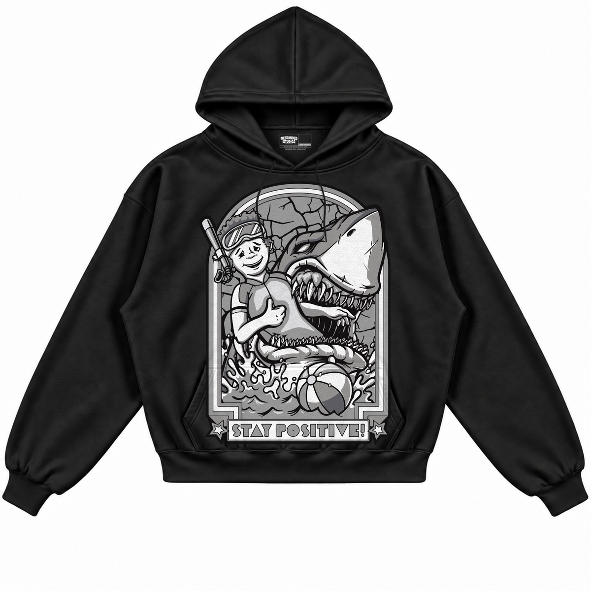 Rebranded Studios apparel — front without sneakers