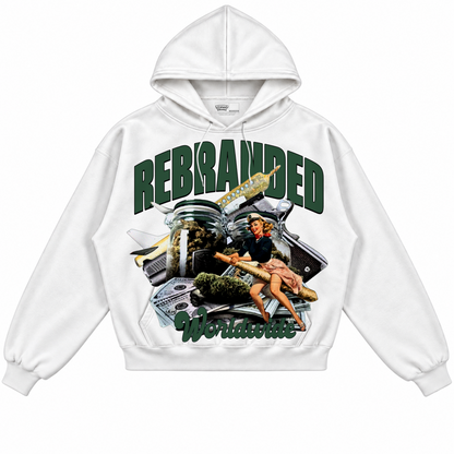 Rebranded Studios apparel — front without sneakers