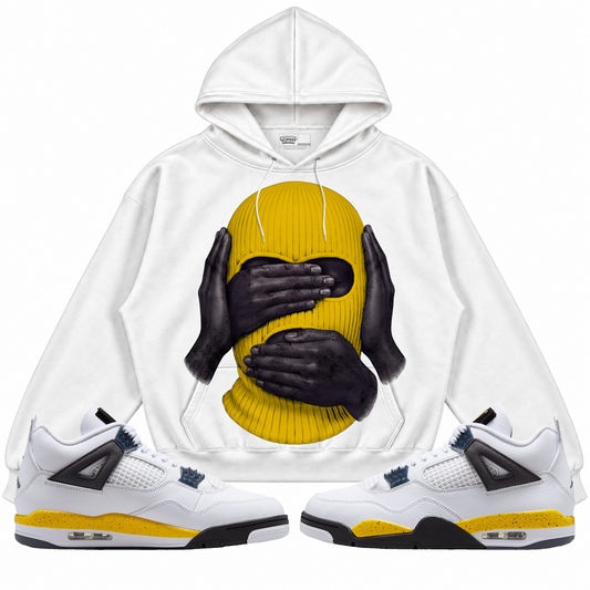 Rebranded Studios apparel — front styled with matching sneakers