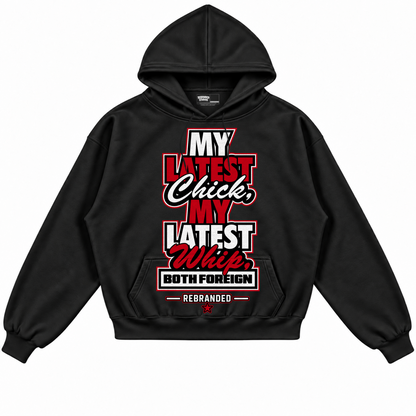 Rebranded Studios apparel — front without sneakers