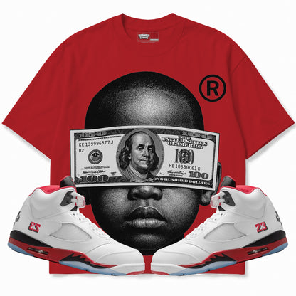 Rebranded Studios apparel — front styled with matching sneakers