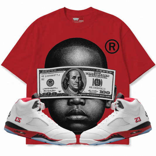 Rebranded Studios apparel — front styled with matching sneakers