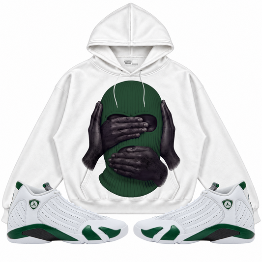 Rebranded Studios apparel — front styled with matching sneakers