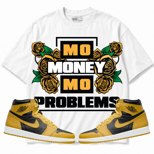 Rebranded Studios apparel — front styled with matching sneakers