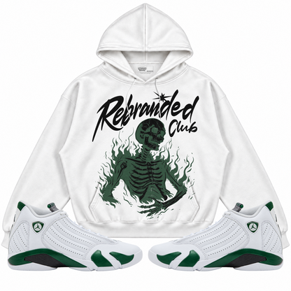 Rebranded Studios apparel — front styled with matching sneakers
