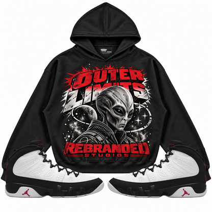 Rebranded Studios apparel — front styled with matching sneakers